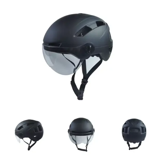 scooter helmet with lens