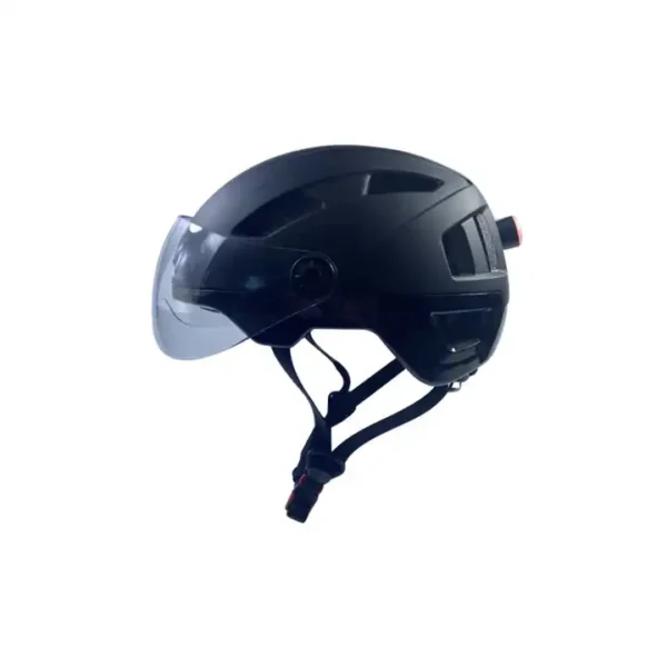 bike helmet with lens