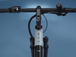 Close-up of RadKick Bike Handlebar and Display