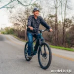 D1RT Electric Mountain Bike on Road