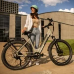Denago Commute 1 Premium Electric Bike Standing