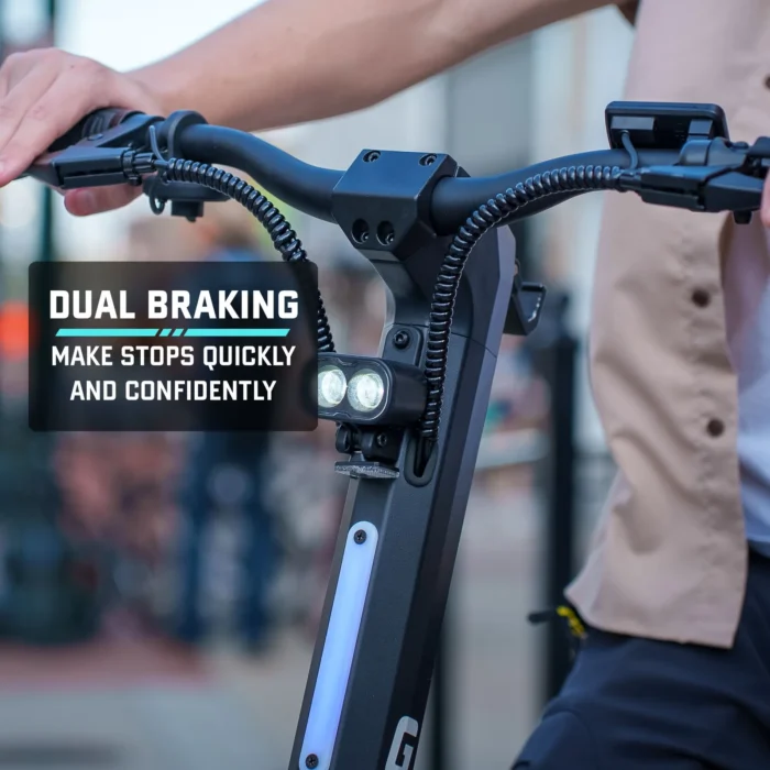GX1 Dual Motor Electric Scooter Dual Braking