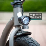 Flex Voyager E-Scooter With Seat Bright Headlight