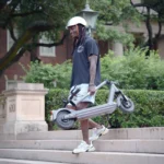 G5 Folding Electric Scooter on Hand