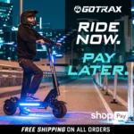 GX1 Dual Motor Electric Scooter Riding