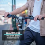 GX2 Dual Motor Electric Scooter Dual Braking