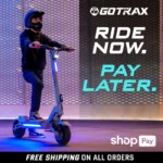 GX2 Dual Motor Electric Scooter Riding