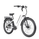 Gotrax CTI 3 Step Through Electric Bike (White) Front