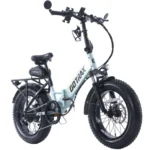 Gotrax F3 Fat Tire Folding E-Bike (Seafoam Green)