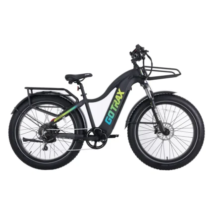 Gotrax Tundra Fat Tire Electric Bike - Step Over (Black)