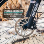 Gotrax Tundra Fat Tire Electric Bike Step Thru (Black) Hydraulic Breaks