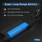 Hiboy KS4 Pro Premium Electric Scooter With Seat Battery