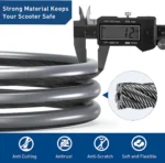 Hiboy cable lock with resettable combination