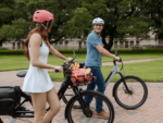 Lightweight Electric Bike with Cargo Rack