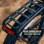MX1 Mid Drive Electric Bike Rear Cargo Rack