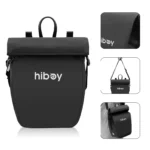 hiboy bike pannier bag on rear rack