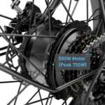 Hiboy EX6F Low-Step Foldable Electric Bike - 500 W Motor