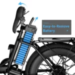 Hiboy EX6F Low-Step Foldable Electric Bike - Easy to Remove Battery