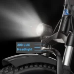 Hiboy EX6F Low-Step Foldable Electric Bike - Headlight