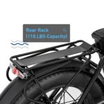 Hiboy EX6F Low-Step Foldable Electric Bike - Rear Rack