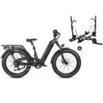 Magicycle Deer Step-thru E-Bike With A Hitch Bike Rack Bundle Sale -