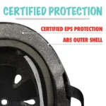 Wipeout™ Dry Erase Helmet - Black - Certified Protection