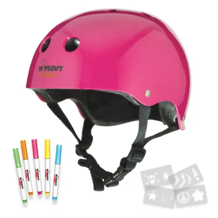 Wipeout™ Dry Erase Helmet - Neon Pink