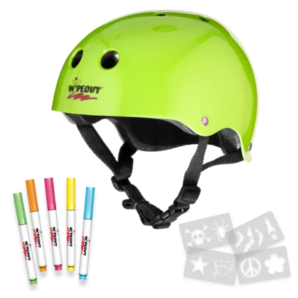 Wipeout™ Dry Erase Helmet - Neon Zest