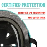 Wipeout™ Dry Erase Helmet - Teal Blue - Certified Protection