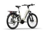 Himiway A7 Pro : Urban Electric Commuter Bike ST - LightGrey - Back Side