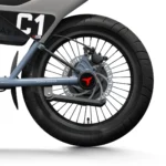 Himiway C1 Kids e-Bike | Bluish Gray - Back Motor