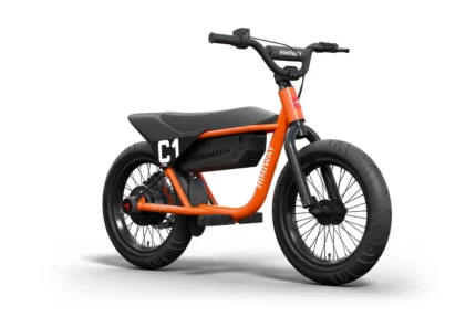 Himiway C1 Kids e-Bike | Bluish Gray | Coral