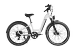 Rambler : Electric City Commuter Bike - White -