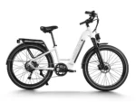 Rambler : Electric City Commuter Bike - White