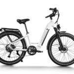 Rambler : Electric City Commuter Bike - White
