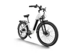 Rambler : Electric City Commuter Bike - White - Front
