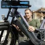 Hiboy EX11 Full Suspension Electric Bike - 48V 18Ah Remoavable Battery