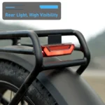 Hiboy EX11 Full Suspension Electric Bike - Rear Light