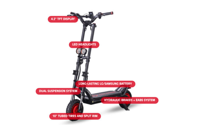Kaabo Wolf Warrior X - Features