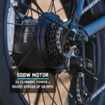GOTRAX F3 Fat Tire Folding E-Bike - Image 4