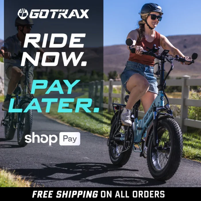 GOTRAX F3 Fat Tire Folding E-Bike - Image 6