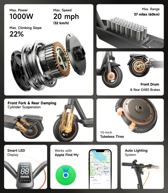 NAVEE GT3 Pro Electric Scooter - Image 6