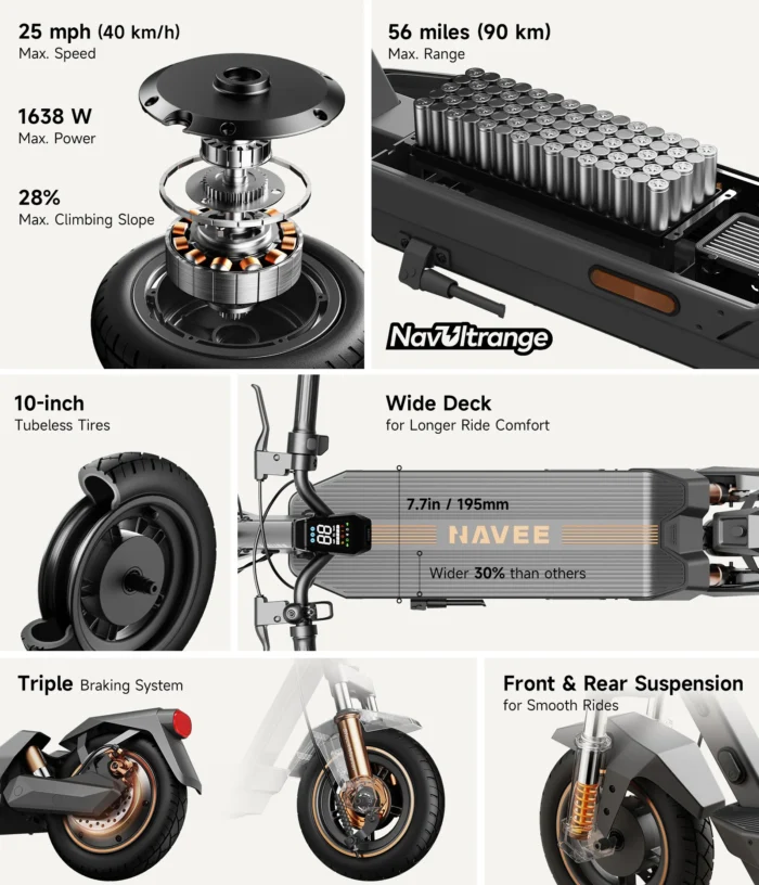 NAVEE GT5 Max Electric Scooter - Image 14