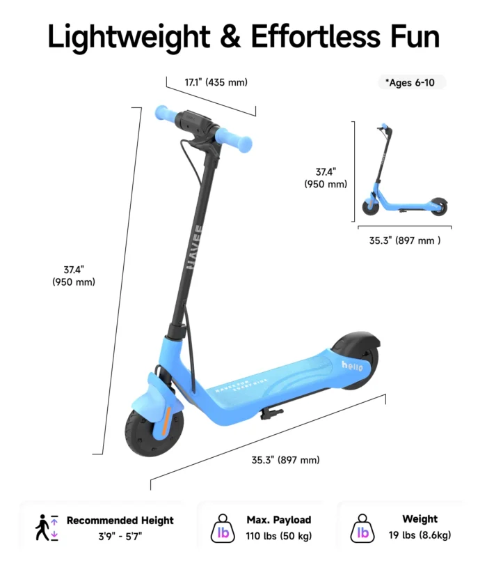 NAVEE K100 Smart Kids E-scooter - Image 2