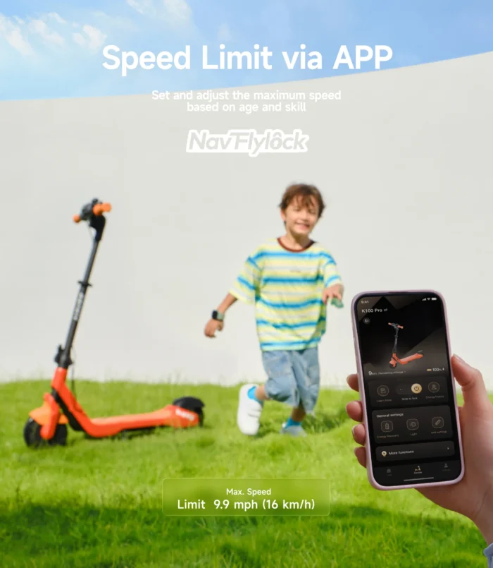 NAVEE K100 Pro Smart Kids E-scooter - Image 11